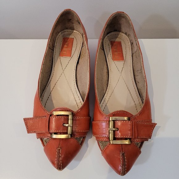 Panke Leather buckle flats - Picture 2 of 7